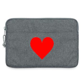 Heart Collection: Die absolute Liebe - Laptoptasche 13" - Grau meliert - Vorne