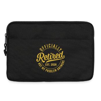 Official Retirement Logo 2026 - Laptop bag 13" - black - Front