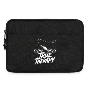 Pêcher ma thérapie - Sacoche pour ordinateur portable 13 pouces - noir - Devant