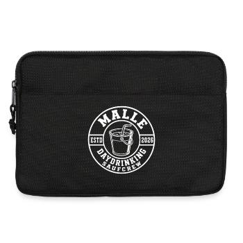 Malle 2026 Daydrinking Sauf Crew - Laptop bag 13" - black - Front
