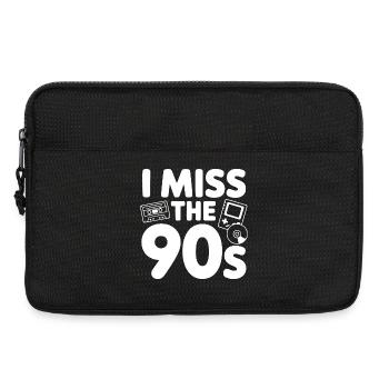 I Miss the 90s - Laptop bag 13" - black - Front