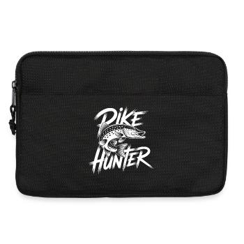 Hecht angeln - Laptoptasche 13" - Schwarz - Vorne