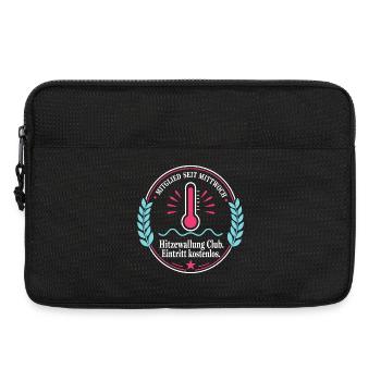 Hitzewallung Club — Mitglied seit Mittwoch - Laptoptasche 13" - Schwarz - Vorne