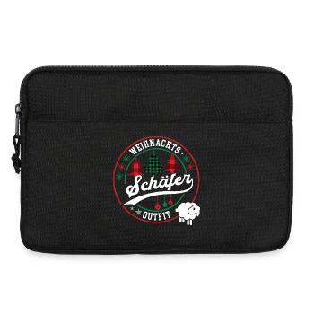 Schäfer Weihnachten Schäferei Schaf Hirte Tierwirt - Laptoptasche 13" - Schwarz - Vorne