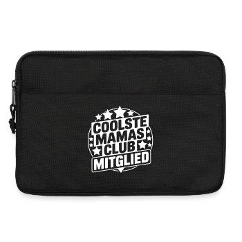 Coolste Mamas Club Mitglied - Laptoptasche 13" - Schwarz - Vorne