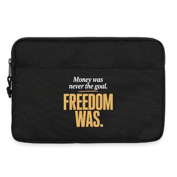 Money Goal Freedom Mindset Entrepreneur Freedom - Laptop bag 13" - black - Front