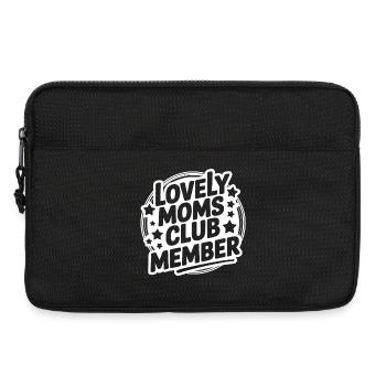 Lovely Moms Club Member - Laptoptasche 13" - Schwarz - Vorne