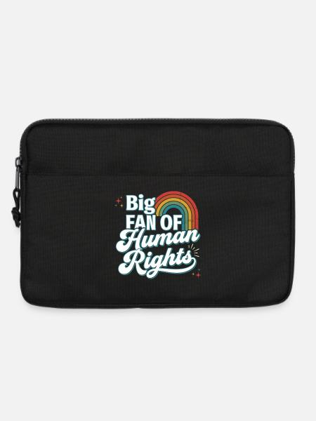 Pride Month LGBTQ – großer Fan der Menschenrechte - Laptoptasche 13" - Schwarz