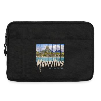 Mauritius im Indischen Ozean Strand Souvenir - Laptoptasche 13" - Schwarz - Vorne