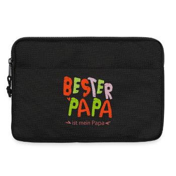 bester Papa - Laptoptasche 13" - Schwarz - Vorne