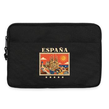 Barcelona Mediterrane Reisemarke - Laptoptasche 13" - Schwarz - Vorne