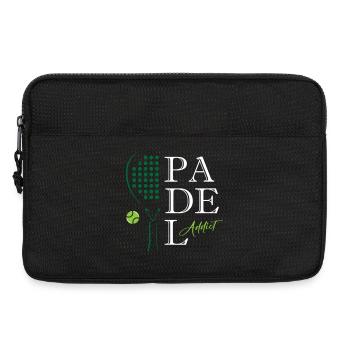 Padel_Addict - Laptoptasche 13" - Schwarz - Vorne