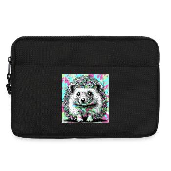 hérisson - Sacoche pour ordinateur portable 13 pouces - noir - Devant