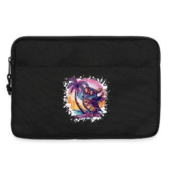 Owl Summer Holiday - Laptop bag 13" - black - Front