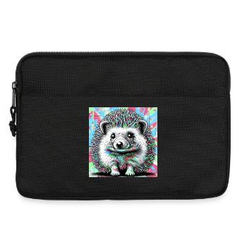 hérisson - Sacoche pour ordinateur portable 13 pouces - noir - Devant
