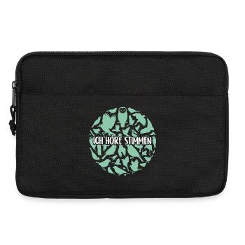 Vogelsilhouetten Vogelstimmen - Laptoptasche 13" - Schwarz - Vorne