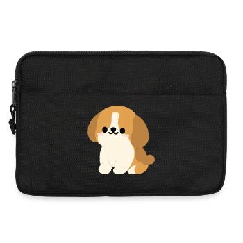 Charmant Épagneu - Sacoche pour ordinateur portable 13 pouces - noir - Devant