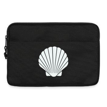 Geometrische Muschelkunst - Laptoptasche 13" - Schwarz - Vorne