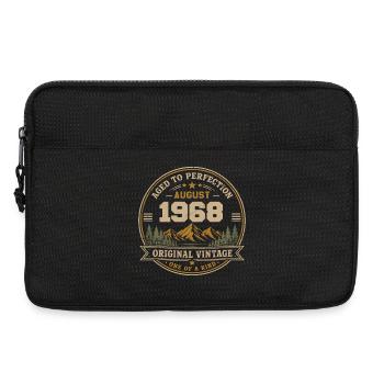Août 1968 Anniversaire Original Vintage Montagne - Sacoche pour ordinateur portable 13 pouces - noir - Devant
