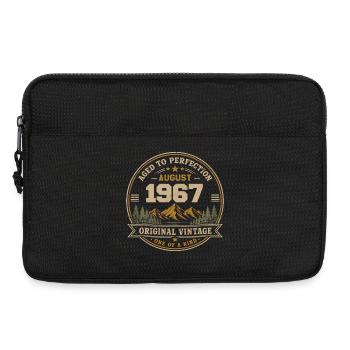 August 1967 Original Geburtstag Vintage Mountain - Laptoptasche 13" - Schwarz - Vorne