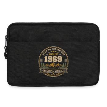Août 1969 Anniversaire Original Vintage Montagne - Sacoche pour ordinateur portable 13 pouces - noir - Devant