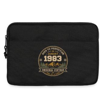 Août 1983 Anniversaire Original Vintage Montagne - Sacoche pour ordinateur portable 13 pouces - noir - Devant