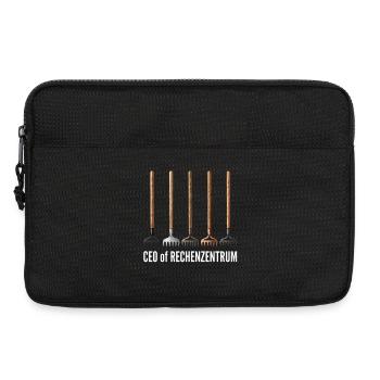 Leiter vom Rechenzentrum Gärtner Gärtnerin Garten - Laptoptasche 13" - Schwarz - Vorne