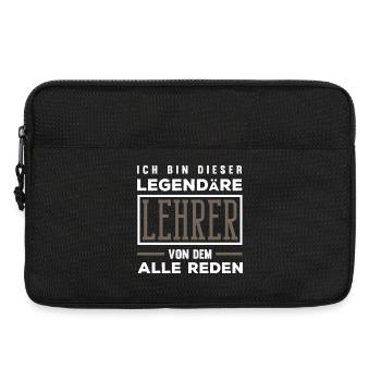 Legendärer Lehrer Alle Reden - Laptoptasche 13" - Schwarz - Vorne