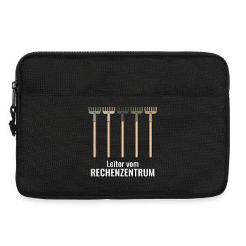 Admin Programmierer ITler Informatiker Spruch EXE - Laptoptasche 13" - Schwarz - Vorne