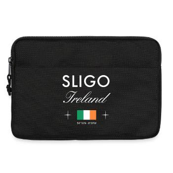 Coordonnées de Sligo Irlande Souvenir de voyage - Sacoche pour ordinateur portable 13 pouces - noir - Devant