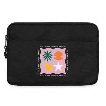Manger Dormir Plage Répéter l’été Beach - Sacoche pour ordinateur portable 13 pouces - noir - Devant