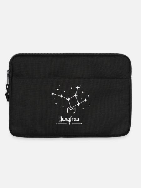 Jungfrau Sternzeichen – Virgo Sternbild - Laptoptasche 13" - Schwarz