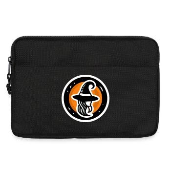 Hexe Hut Kopf - Laptoptasche 13" - Schwarz - Vorne
