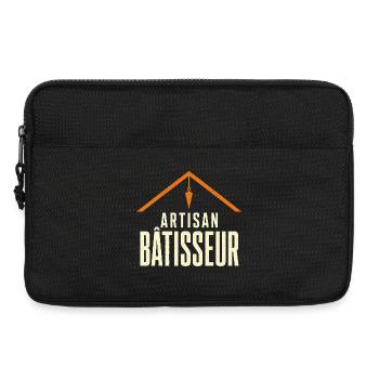 artisan-batisseur-print - Sacoche pour ordinateur portable 13 pouces - noir - Devant