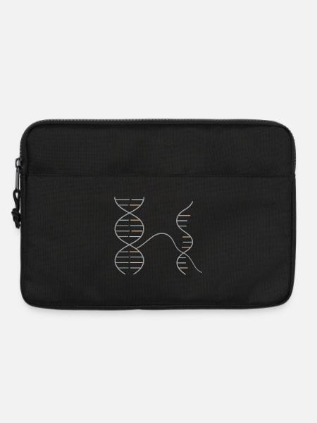 DNA–RNA Geometry – Chemistry Design - Laptop bag 13" - black