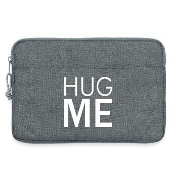 Hug Me (dark) - Laptoptasche 13" - Grau meliert - Vorne