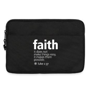 Faith - Laptop bag 13" - black - Front