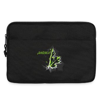 maple leaf nature tree symbol illustration nature - Laptop bag 13" - black - Front