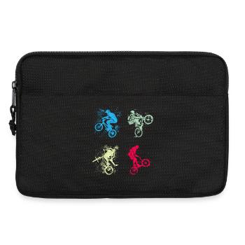 BMX / Bmx / bmx / gift idea / birthday - Laptop bag 13" - black - Front
