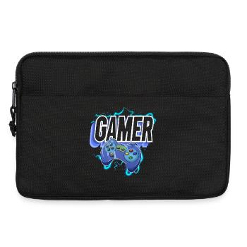 Gamer Gaming Gambling Gamer - Sacoche pour ordinateur portable 13 pouces - noir - Devant