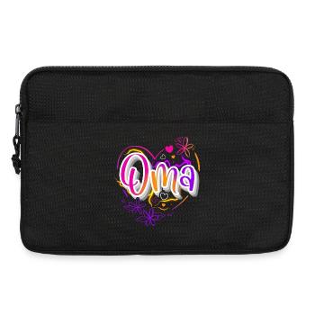 Oma - Laptoptasche 13" - Schwarz - Vorne