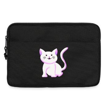 Süßes Kätzchen | Katze | Geschenkidee - Laptoptasche 13" - Schwarz - Vorne