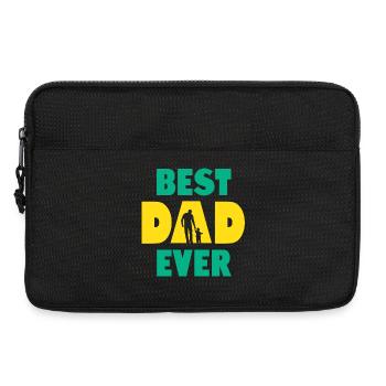 Best Dad Ever - Laptop bag 13" - black - Front