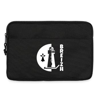 Brittany, Breizh, Celtic - Laptop bag 13" - black - Front