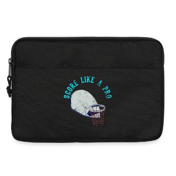 Motivating Basketball Quote - Laptop bag 13" - black - Front