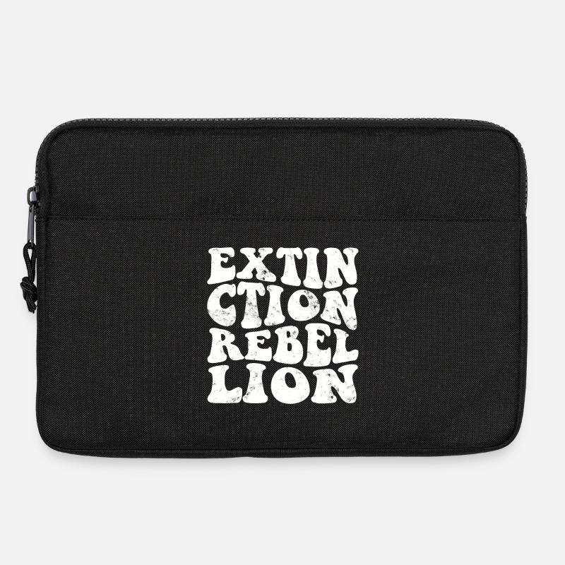 Extinction Rebellion Retro white - Laptop bag 13" - black