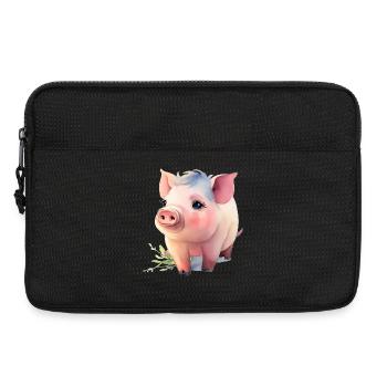 Porcelets - Sacoche pour ordinateur portable 13 pouces - noir - Devant