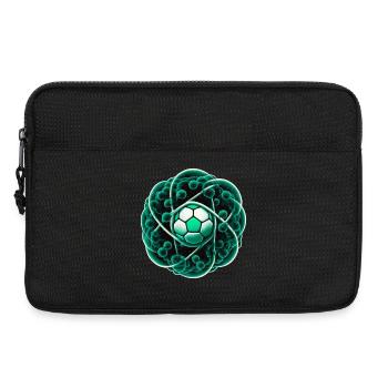 Fußball 02 - Laptoptasche 13" - Schwarz - Vorne
