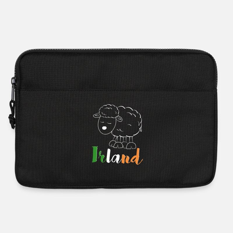 Irland Schaf (bunte Version) - Laptoptasche 13" - Schwarz