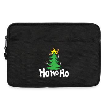Hohoho Christmas Tree Fir Tree Symbol Stars - Laptop bag 13" - black - Front